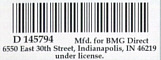30 #1 Hits - BMG 07863 68079-2 - BMG Direct Marketing D145794 - USA 2002