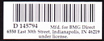 30 #1 Hits - BMG 07863 68079-2 - BMG Direct Marketing D145794 - USA 2002