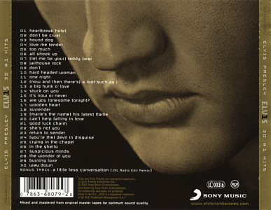 ELV1S - 30 #1 Hits - EU 2014 - Sony Music 07863 68079 - Elvis Presley CD