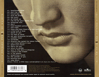 ELV1S - 30 #1 Hits - Indonesia 2002 - BMG 07863 68079-2
