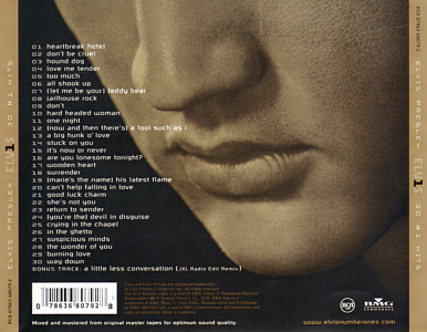 ELV1S - 30 #1 Hits - Indonesia 2006 - BMG 07863 68079-2