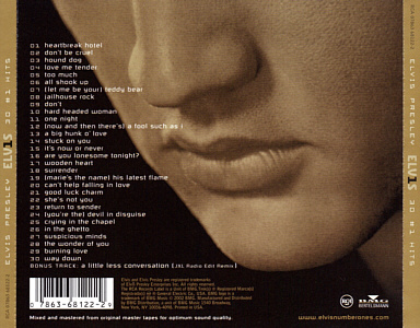 ELV1S - 30 #1 Hits - USA 2002 - BMG 07863 68079 2