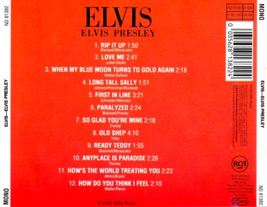 ELVIS - Australia 1992 - BMG ND 81382