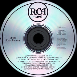 ELVIS - Canada 1993 -  BMG PCD1-5199 - Elvis Presley CD