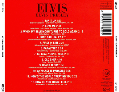 ELVIS - Germany 1997 - BMG ND 81382