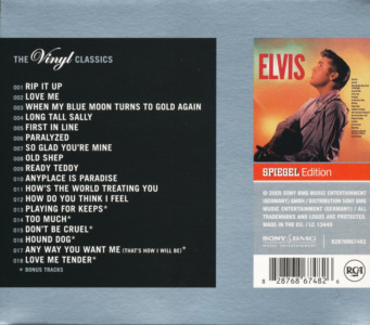 ELVIS - The Vinyl Classic - Spiegel Edition - EU 2005 - Sony/BMG 82876867482