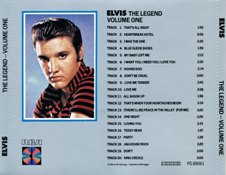 CD 1 - Elvis The Legend (Reissue) - Germany 1985 - RCA PD 89000 (89061/89062/89063)
