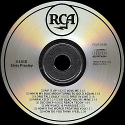 ELVIS - USA 1992 - BMG PCD1-5199 - Elvis Presley CD