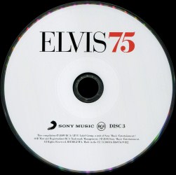 Disc 3 - Elvis 75 - (3 CD) - Sony 88697619482 - EU 2010