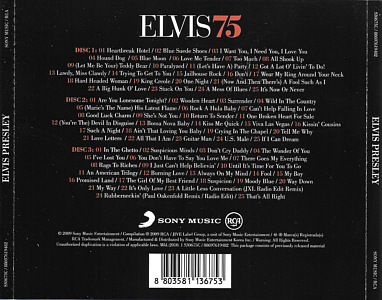 Elvis 75 (3 CD) - Korea 2010 - Sony 88697619482 - Elvis Presley CD
