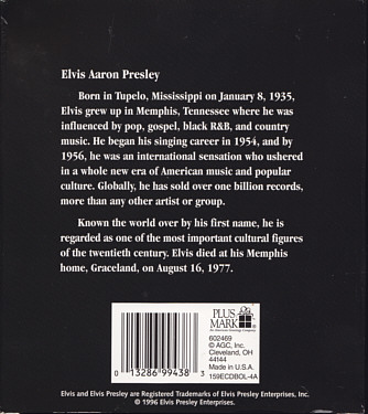Elvis 77-97 - The Legend Lives On (5 CD Singles) -BMG 7863527652 USA 1997 - Elvis Presley CD