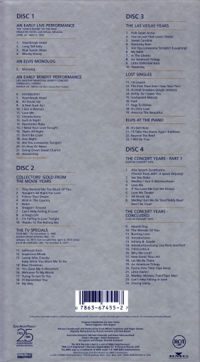 Elvis Aron Presley - BMG BVCZ-1120~23 - Japan 1998
