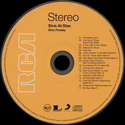 Elvis At Stax - 40 Anniversary - Canada  2013 - Sony 88883724192