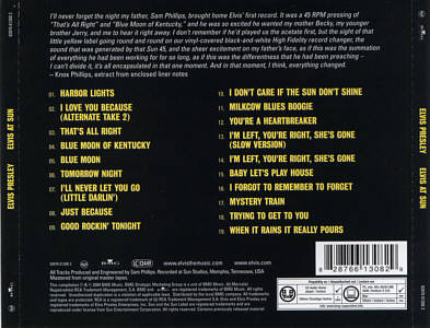 Elvis At Sun - BMG 82876 61308 2 - EU 2004