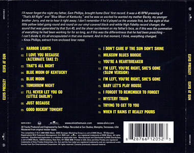 Elvis At Sun - USA 2004 - BMG 82876 61205 2 - Elvis Presley CD