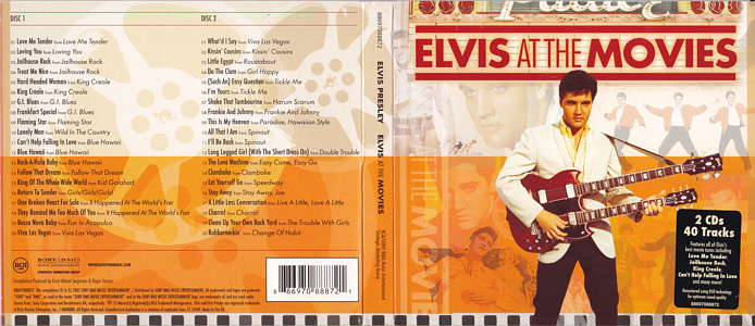 Elvis At The Movies - Sony/BMG 88697088872 - EU 2007 - Elvis Presley CD