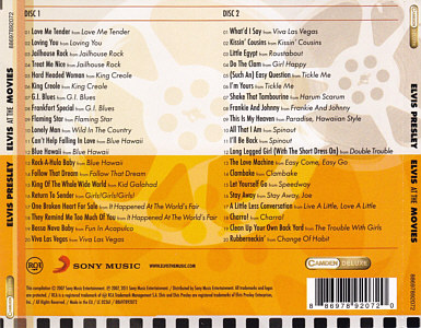 Elvis At The Movies - EU 2011 - Sony Music / Camden Deluxe 88697892072