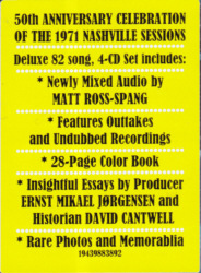 Elvis Back In Nashville (50th Anniversary Celebration) - Sony Legacy 19439883892 - EU 2021 - Elvis Presley CD