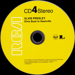 Elvis Back In Nashville (50th Anniversary Celebration) - Sony Legacy 19439883892 - EU 2021 - Elvis Presley CD