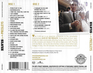 Elvis By The Presleys - Elvis Presley CD Elvis By The Presleys - Sony/BMG 82873-67883-2 - USA 2008 - Elvis Presley CD