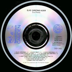 Elvis' Christmas Album (Camden) - CAD1-2428 - Canada 1987