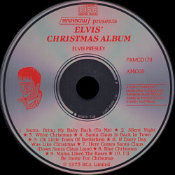 Elvis' Christmas Album (Rainbow) - Elvis Presley CD Elvis' Christmas Album (Rainbow) - Australia 1991 - BMG RXMCD 179 - Elvis Presley CD