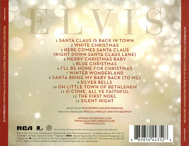 Christmas with Elvis and the Royal Philharmonic Orchestra - USA 2017 - Sony Legacy 88985444352 - Elvis Presley CD