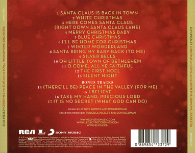 Elvis Presley with the Royal Philharmonic Orchestra - Elvis Christmas (Deluxe Edition) - Australia 2017 - Sony Legacy 88985472372 - Elvis Presley CD