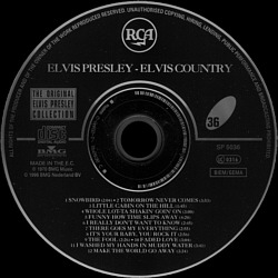 Elvis Country (I'm 10.000 Years Old) -  The Original Elvis Presley Collection Vol. 36 - EU 1999 - BMG 74321 90637 2 - Elvis Presley CD