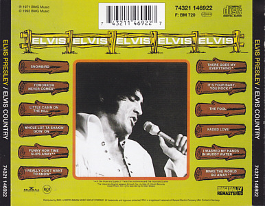 Elvis Country (I'm 10.000 Years Old) - Germany 1996 - BMG 74321-14692-2 - Elvis Presley CD