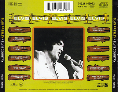 Elvis Country (I'm 10.000 Years Old) - Germany 1997 - BMG 74321-14692-2 - Elvis Presley CD