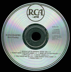 Elvis Country (Sound Value) - BMG 6330-2-R - USA 1990