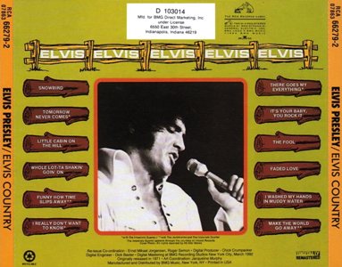 Elvis Country (I'm 10.000 Years Old) - BMG 07863-66279 - BMG Direct Marketing - USA 1993