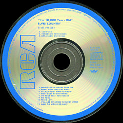Elvis Country (I'm 10.000 Years Old) - Japan 1988 - BMG R25P-1009 - Elvis Presley CD