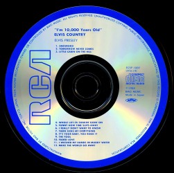 Elvis Country - I'm 10.000 Years Old - BMG R25P-1009 - Japan 1989