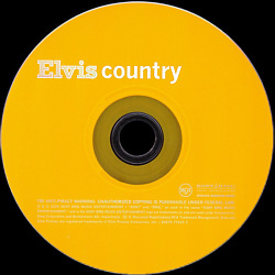 Elvis country - Sony 8697709492- USA 2010 - Elvis Presley CD - EU 2014 - Elvis Presley CD