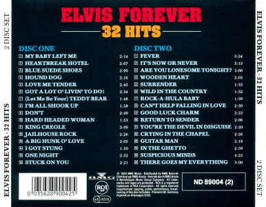 Elvis Forever - 32 Hits - ND 89004 - Germany 1993