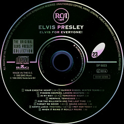 Elvis For Everyone!   -  The Original Elvis Presley Collection Vol. 23 - EU 1999 - BMG 74321 90624 2 - Elvis Presley CD