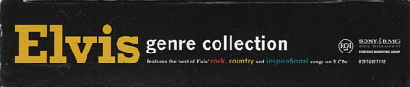 Elvis genre collection rock, country inspirational - USA 2006 - Sony-BMG Sony-BMG 82876827152 - Elvis Presley CD