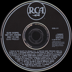 Elvis Gospel 1957-1971 - Known Only To Him - Canada 1989 - BMG 9586-2-R - Elvis Presley CD