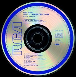 Elvis Gospel 1957-1971 - Known Only To Him - Japan 1989 - BMG B19D 41086