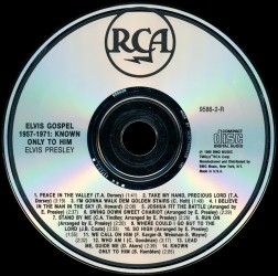 Elvis Gospel 1957-1971 - Known Only To Him - USA 1989 - BMG 9586-2-R
