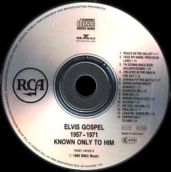 Elvis Gospel 1957-1971 - Known Only To Him - EU 1994 - BMG 74321 18753 2