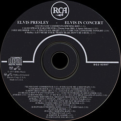Elvis In Concert - BG2-52587 - Columbia House Music Club 1995 - USA 1997
