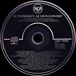 Elvis In Concert - EU 2014- Sony Music 74321 146932 - Elvis Presley CD Elvis In Concert - EU 2010- Sony Music 74321 146932 - Elvis Presley CD