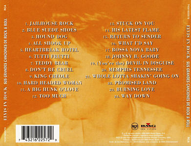 Elvis In Rock - Sus Grandes Canciones De Rock & Roll - Spain 1998 - BMG 74321 62257 2 - Elvis Presley CD