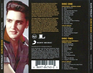 Elvis Is Back! (Legacy Edition-jewel case) - EU 2011 - Sony 88697 85300 2