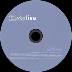 Elvis live - USA 2014 - Sony Music 82876 85751 2 - Elvis Presley CD