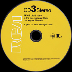 Elvis Live 1969 - Sony Legacy 19075940642- EU 2019 - Elvis Presley CD