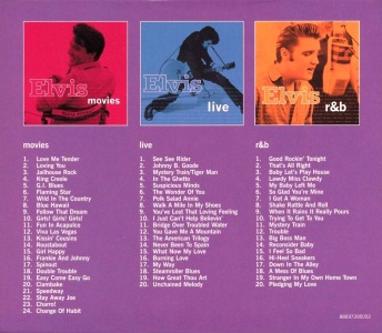 Elvis movies-live-r&b - EU 2008 - Sony/BMG 88697395052
